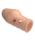 PRETTY LOVE SOCKER TEXTURED PENIS SLEEVE NATURAL