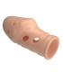PRETTY LOVE SOCKER TEXTURED PENIS SLEEVE NATURAL