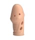PRETTY LOVE SOCKER TEXTURED PENIS SLEEVE NATURAL