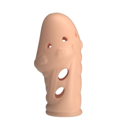 PRETTY LOVE SOCKER TEXTURED PENIS SLEEVE NATURAL