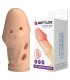 PRETTY LOVE SOCKER TEXTURED PENIS SLEEVE NATURAL