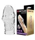PRETTY LOVE ROCKER PENIS SLEEVE GET YOUR PENIS THICKER TRANSPARENT
