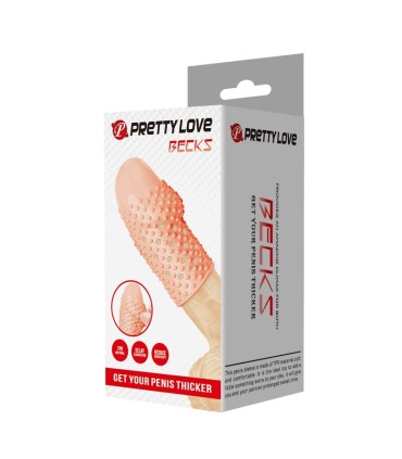 PRETTY LOVE GEEK S PENIS SLEEVE GET YOUR PENIS THICKER NATURAL COLOR