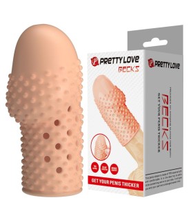 PRETTY LOVE GEEK S PENIS SLEEVE GET YOUR PENIS THICKER NATURAL COLOR