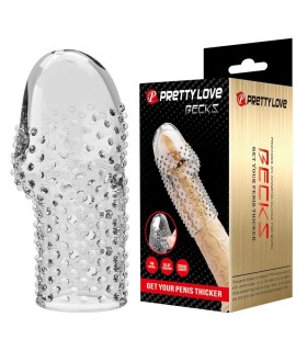 PRETTY LOVE GEEK S PENIS SLEEVE GET YOUR PENIS THICKER TRANSPARENT