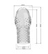 PRETTY LOVE GEEK S PENIS SLEEVE GET YOUR PENIS THICKER TRANSPARENT