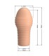 PRETTY LOVE HOTTT PENIS SLEEVE GET YOUR PENIS THICKER NATURAL COLOR