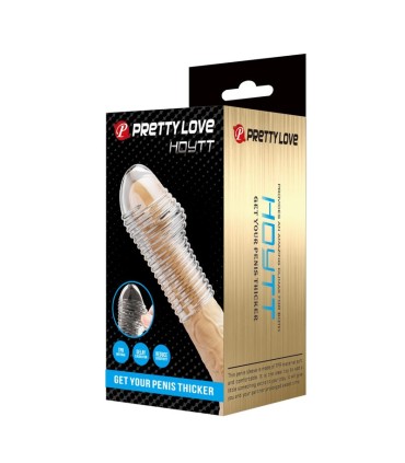PRETTY LOVE HOTTT PENIS SLEEVE GET YOUR PENIS THICKER TRANSPARENT