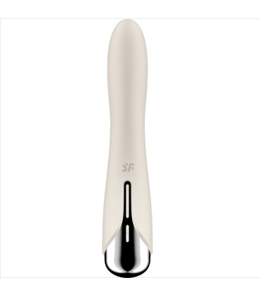 SATISFYER SPINNING VIBE 1 VIBRADOR ROTADOR G SPOT BEIGE