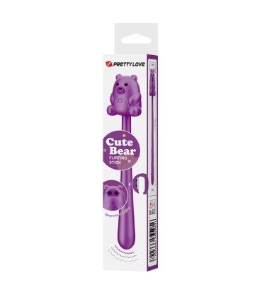 PRETTY LOVE CUTE BEAR FLIRTING STICK RECHARGEABLE VIBRATOR