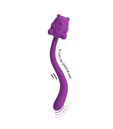 PRETTY LOVE CUTE BEAR FLIRTING STICK RECHARGEABLE VIBRATOR