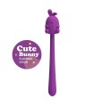 PRETTY LOVE - CUTE BUNNY FLIRTING STICK FLEXIBLE VIBRATOR USB RECHARGEABLE PURPLE