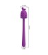 PRETTY LOVE CUTE BUNNY FLIRTING STICK FLEXIBLE VIBRATOR USB RECHARGEABLE PURPLE
