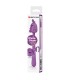 PRETTY LOVE CUTE BUNNY FLIRTING STICK FLEXIBLE VIBRATOR USB RECHARGEABLE PURPLE