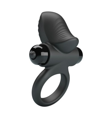 PRETTY LOVE ADRIEN VIBRATING PENIS RING 10 FUNCTIONS BLACK