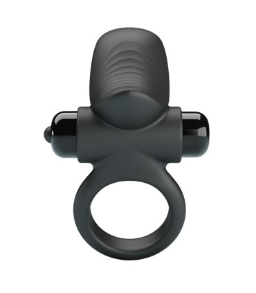 PRETTY LOVE ADRIEN VIBRATING PENIS RING 10 FUNCTIONS BLACK