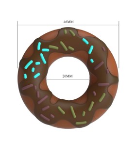PRETTY LOVE SUPER DONUT PENIS RING BROWN