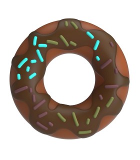 PRETTY LOVE SUPER DONUT PENIS RING BROWN