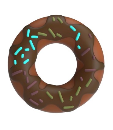 PRETTY LOVE SUPER DONUT PENIS RING BROWN
