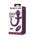PRETTY LOVE LIOEA VIBRATING ANAL PLUG WITH TAIL 12 FUNCTIONS PURPLE REMOTE CONTROL