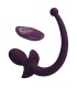 PRETTY LOVE LIOEA VIBRATING ANAL PLUG WITH TAIL 12 FUNCTIONS PURPLE REMOTE CONTROL