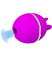 PRETTY LOVE - VIBRADOR DE SILICONA REDONDO GEMINI BALL MORADO