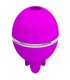 PRETTY LOVE VIBRADOR DE SILICONA REDONDO GEMINI BALL MORADO