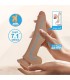 PRETTY LOVE ELLCUMENT REALISTIC FLEXIBLE DILDO 18 CM O 45 CM TPE NATURAL