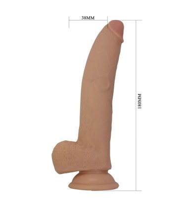 PRETTY LOVE ELLCUMENT REALISTIC FLEXIBLE DILDO 18 CM O 45 CM TPE NATURAL