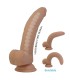 PRETTY LOVE ELLCUMENT REALISTIC FLEXIBLE DILDO 18 CM O 45 CM TPE NATURAL