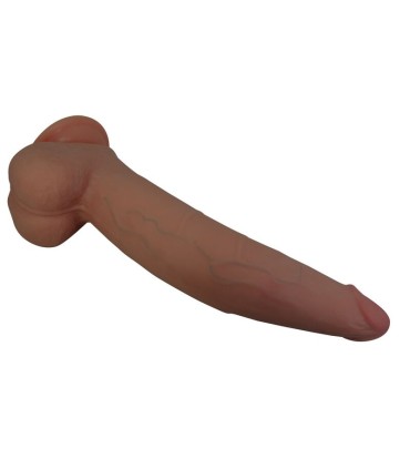 PRETTY LOVE CUTHBERT REALISTIC FLEXIBLE DILDO 20 CM O 5 CM TPE BROWN