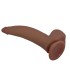 PRETTY LOVE CUTHBERT REALISTIC FLEXIBLE DILDO 20 CM O 5 CM TPE BROWN