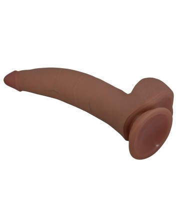 PRETTY LOVE CUTHBERT REALISTIC FLEXIBLE DILDO 20 CM O 5 CM TPE BROWN