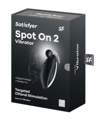 SATISFYER SPOT ON 2 VIBRADOR LAY ON NEGRO