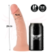MYTHOLOGY ASHER ORIGINAL DILDO M VIBRATOR COMPATIBLE WITH WATCHME WIRELESS TECHNOLOGY