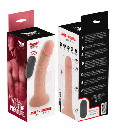 MYTHOLOGY ASHER ORIGINAL DILDO M VIBRATOR COMPATIBLE WITH WATCHME WIRELESS TECHNOLOGY