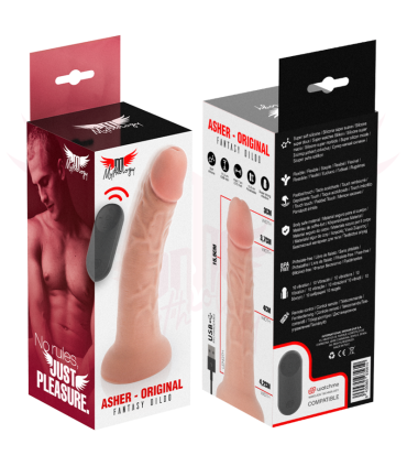 MYTHOLOGY ASHER ORIGINAL DILDO S VIBRATOR COMPATIBLE WITH WATCHME WIRELESS TECHNOLOGY
