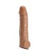 PRETTY LOVE ADJUSTABLE PENIS EXTENSION SLEEVE 26 CM O 4 CM NATURAL
