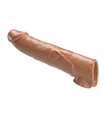 PRETTY LOVE ADJUSTABLE PENIS EXTENSION SLEEVE 26 CM O 4 CM BROWN