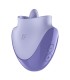 SATISFYER TONGUE DANCER CLITORAL STIMULATOR WITH VIBRATION AND PULSATIONS LILAC