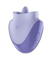 SATISFYER - TONGUE DANCER CLITORAL STIMULATOR WITH VIBRATION AND PULSATIONS LILAC