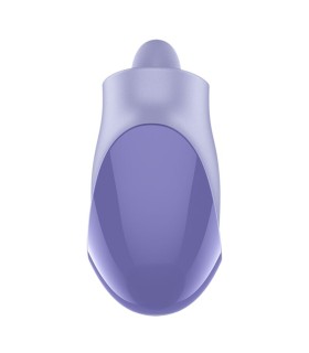 SATISFYER TONGUE DANCER CLITORAL STIMULATOR WITH VIBRATION AND PULSATIONS LILAC