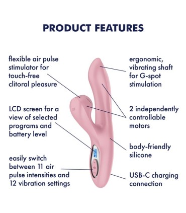 SATISFYER PRO G SPOT GENERATION 2 PINK