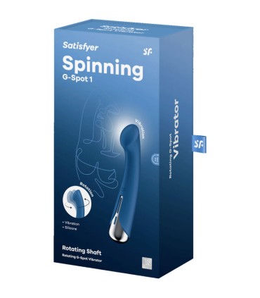 SATISFYER SPINNING G SPORT 1 VIBRADOR ROTADOR AZUL