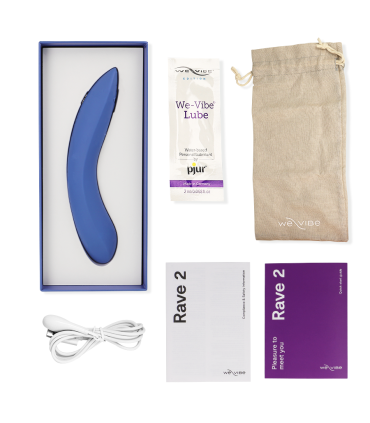 WE VIBE RAVE 2 VIBRADOR PUNTO G AZUL