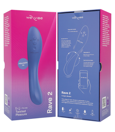 WE VIBE RAVE 2 VIBRADOR PUNTO G AZUL