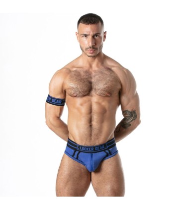 LOCKER GEAR SPORT MESH JOCK BRIEF BLUE S