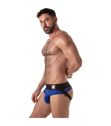 LOCKER GEAR WIDE WAISTBAND JOCK BRIEF BLUE M