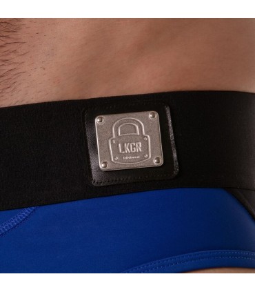 LOCKER GEAR WIDE WAISTBAND JOCK BRIEF BLUE M