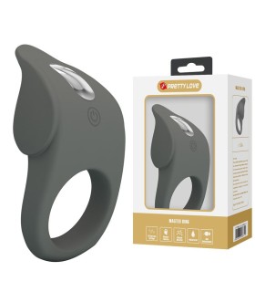 PRETTY LOVE RECHARGEABLE FLEXIBLE SILICONE VIBRATING RING